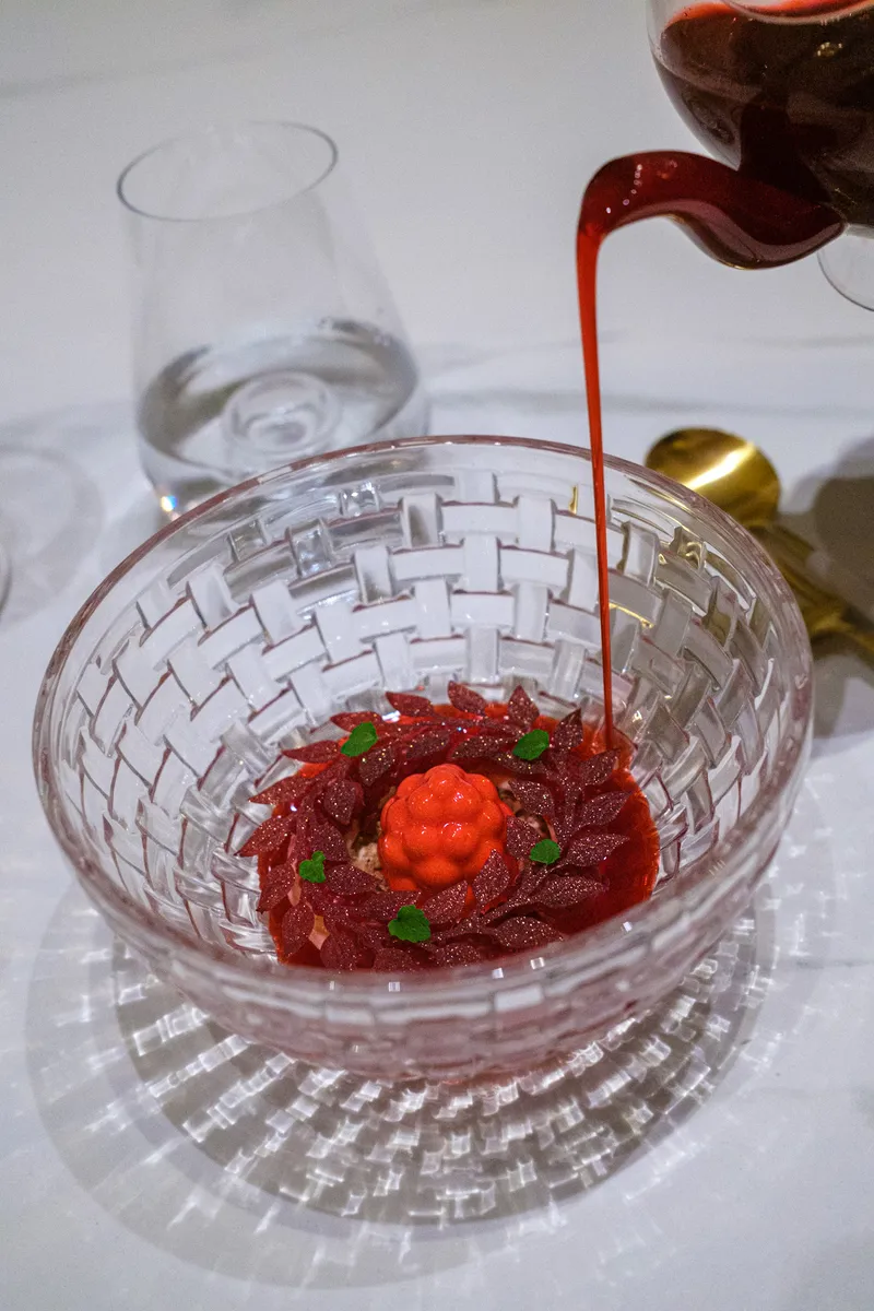 Food from Speilsalen in Trondheim, Norway