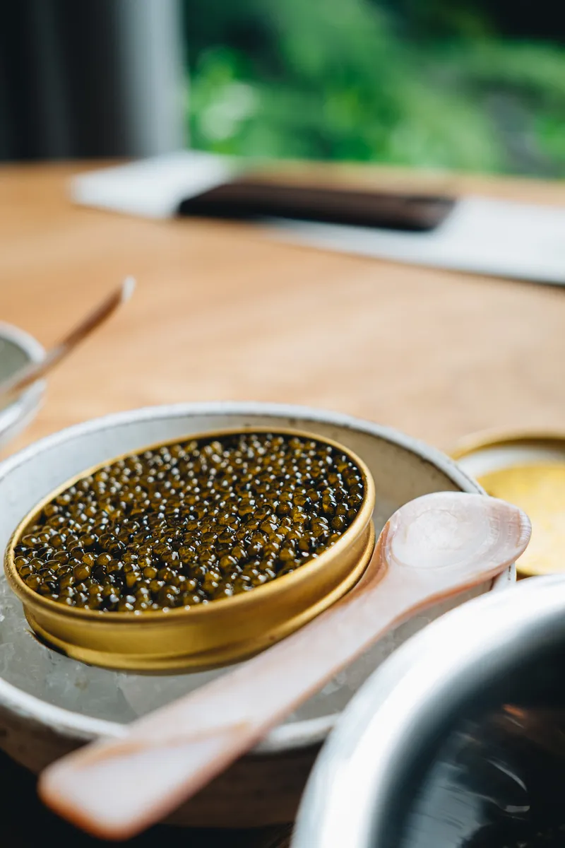 Food from Villa Frantzén in Bangkok, Thailand