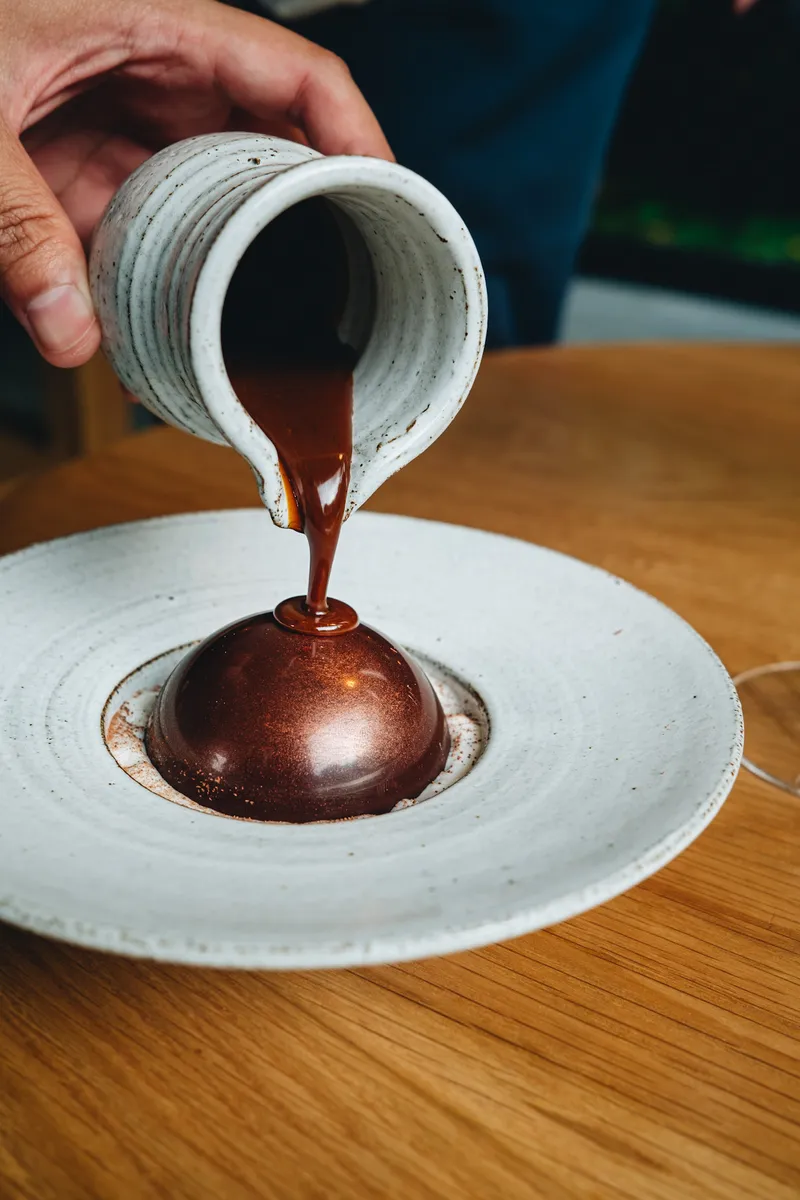 Food from Villa Frantzén in Bangkok, Thailand